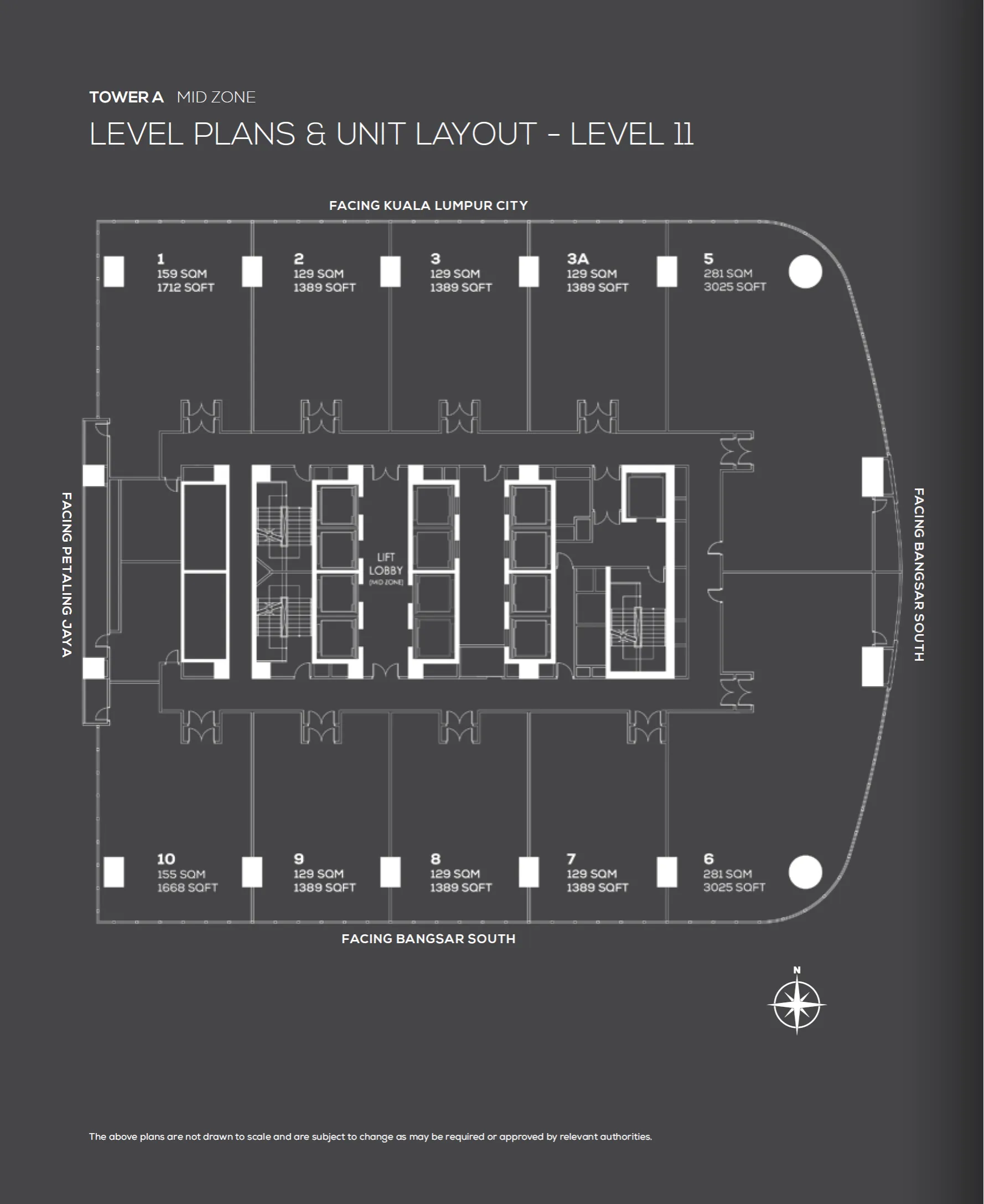 Duo Tower Bangsar office layout plan 1 - Grade A office space