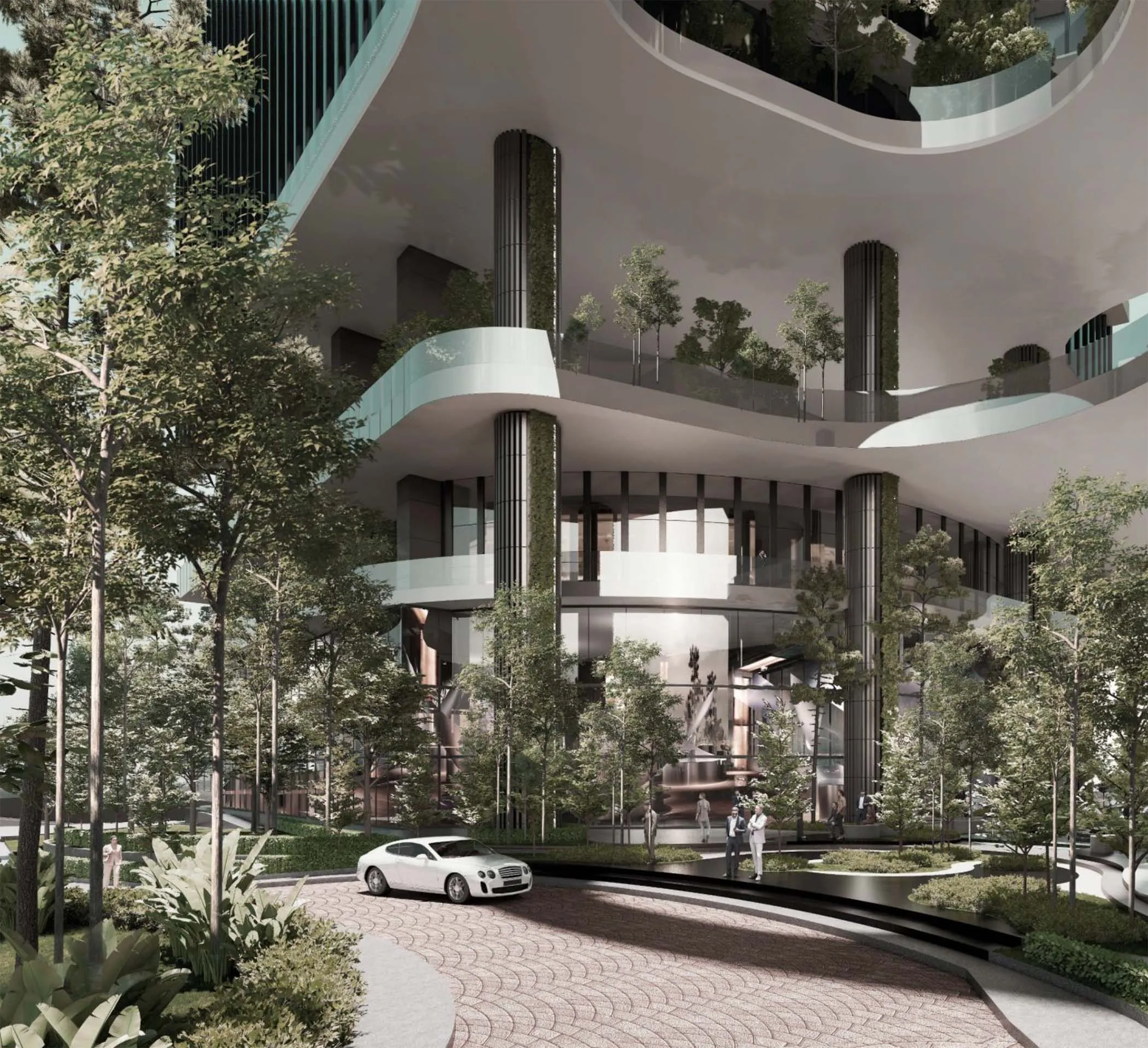 Duo Tower KL office lobby and facilities